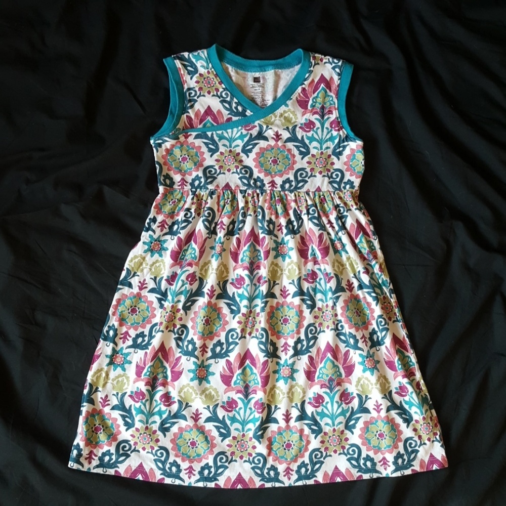 Used Tea Collection Girls Wrap Neck Dress